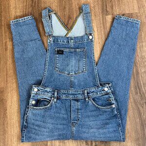 Superdry Denim Utility Dungareesn Overalls Sz M